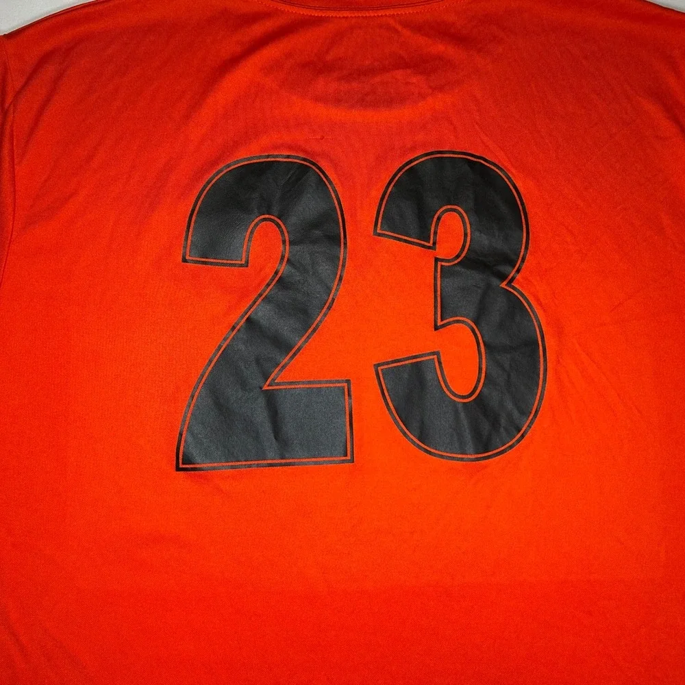 Tracyton Soccer Jersey T Shirt Adult Orange Youth Soccer Team Number 23‎